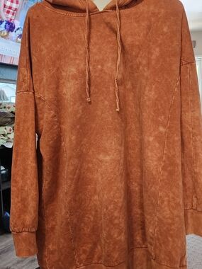 bp Soft Speckled Terracotta Pullover Hoodie